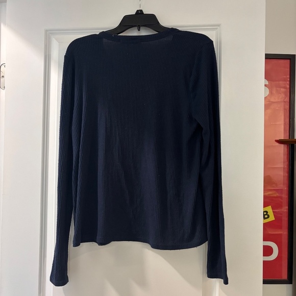 Project Social T Navy Ribbed Sweater - Picture 6 of 6